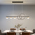 baratos Design de linha-led pendant light 95 cm lanterna desgin lustre metal pintado com acabamentos modernos 220-240v