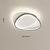 voordelige Dimbare plafondlampen-led plafondlamp modern eenvoudig basic 37cm 46cm geometrische vormen verzonken verlichting metalen moderne stijl geometrische geschilderde afwerkingen 220-240v 110-120v