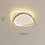 voordelige Dimbare plafondlampen-led plafondlamp modern eenvoudig basic 37cm 46cm geometrische vormen verzonken verlichting metalen moderne stijl geometrische geschilderde afwerkingen 220-240v 110-120v