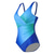 voordelige Eendelige badpakken-Dames Zwemkleding Een stukje Monokini Grote maten Zwempak Buikcontrole Slank voor grote borsten Tie Dye Rood blauw Badpakken nieuw Modieus Sexy