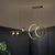 abordables Diseño de línea-lámpara colgante led 100 cm candelabro de diseño único metal estilo artístico estilo moderno acabados pintados con estilo led moderno 220-240v