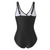 cheap One-piece swimsuits-Women&#039;s Swimwear One Piece Monokini Bathing Suits Plus Size Swimsuit Tummy Control Push Up Slim Solid Color Black Plunge Bathing Suits New Fashion Classic / Strap / Sports / Padded Bras / Strap
