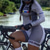 voordelige Wielrenshirts &amp; shorts/broeken sets-wielertrui met lange mouwen en korte broek triatlon tri-pak witte fiets sneldrogende kleding met sportpatroon