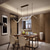 tanie Światła wiszące-2-light 90cm wisiorek led światła ściemniania geometryczne kształty linia projekt żyrandol minimalistyczny styl skandynawski restauracja biuro bar lampa do salonu 100-240 v