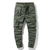 cheap Cargo Pants-Men&#039;s Cargo Pants Cargo Trousers Trousers Work Pants Drawstring Elastic Waist Multi Pocket Plain Comfort Breathable Casual Daily Streetwear 100% Cotton Sports Fashion Black Green Micro-elastic