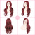 cheap Party Wigs-Red Synthetic Wig Long Wavy Side Part Heat Resistance Wig Natural Looking Fiber for Women Cosplay or Daily Use. Halloween Wigs