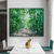 cheap Landscape Paintings-Oil Painting Handmade Hand Painted Wall Art Green Scenery Abstract Pictures Home Decoration Decor Stretched Frame Ready to Hang