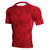 Недорогие Футболки для бега-мужская компрессионная рубашка быстросохнущая спортивная футболка для бега и фитнеса с короткими рукавами с круглым вырезом, белая, xxx-large