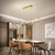 tanie Światła wiszące-2-light 90cm wisiorek led światła ściemniania geometryczne kształty linia projekt żyrandol minimalistyczny styl skandynawski restauracja biuro bar lampa do salonu 100-240 v