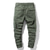 cheap Cargo Pants-Men&#039;s Cargo Pants Cargo Trousers Trousers Work Pants Drawstring Elastic Waist Multi Pocket Plain Comfort Breathable Casual Daily Streetwear 100% Cotton Sports Fashion Black Green Micro-elastic
