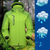 cheap Softshell, Fleece &amp; Hiking Jackets-Men&#039;s Waterproof Hiking Jacket Rain Jacket Hiking Windbreaker Winter Outdoor Patchwork Waterproof Windproof Breathable Lightweight Outerwear Hoodie Trench Coat Full Zip Hunting Fishing Climbing Green