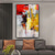 cheap Abstract Paintings-Oil Painting Handmade Hand Painted Wall Art Modern Abstract Home Decoration Decor Stretched Frame Ready to Hang