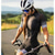 billiga Klädset för kvinnor-Dam Kortärmad Cykeltröja med shorts Triathlondräkt Sommar Elastan Polyester Grön Vit Svart Lappverk Rolig Cykel Träningsdräkter Andningsfunktion Snabb tork Bakficka Svettavvisande sporter Lappverk