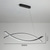 cheap Chandeliers-LED Pendant Light 90 cm Single Design Chandelier Aluminum Artistic Style Modern Style Stylish Painted Finishes LED Modern 220-240V