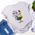 Недорогие Женские футболки-Женская повседневная рубашка с рисунком цыпленка из мультфильма, футболка с буквенным принтом и коротким рукавом