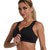 cheap Sports Bras-racerback sports bras High Impact for women front zipper closure yoga tank tops workout bra for running gym fitness(black, xx-large, xx_l)