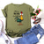 levne Dámská trička-je to hei hei druh denní košile pro ženy kreslené kuřecí grafické tričko s krátkým rukávem s krátkým rukávem