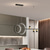 abordables Diseño de línea-lámpara colgante led 100 cm candelabro de diseño único metal estilo artístico estilo moderno acabados pintados con estilo led moderno 220-240v