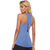 cheap Yoga Tops-Women&#039;s Sleeveless Running Tank Top Tee Tshirt Top Athletic Summer Spandex Quick Dry Moisture Wicking Breathable Gym Workout Running Active Training Jogging Exercise Sportswear Solid Colored Blue