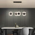 abordables Diseño de línea-luz colgante led 80 cm candelabro de diseño único metal estilo artístico estilo moderno acabados pintados con estilo led moderno 220-240v