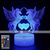 cheap 3D Night Lights-Unicorn 3D Night Light for Kids Illusion Lamp Kids 16 Colors Changing Lamp Smart Touch Remote Control Party Supplies as Birthday Xmas Gift Idea for Girls Boys