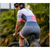 billiga Klädset för kvinnor-Dam Kortärmad Cykeltröja med shorts Triathlondräkt Sommar Elastan Polyester Grön Vit Svart Lappverk Rolig Cykel Träningsdräkter Andningsfunktion Snabb tork Bakficka Svettavvisande sporter Lappverk