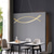 cheap Chandeliers-LED Pendant Light 90 cm Single Design Chandelier Aluminum Artistic Style Modern Style Stylish Painted Finishes LED Modern 220-240V