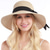billige Hikingbeklædningstilbehør-kvinders strand sol stråhat uv upf50 rejse foldbar skygge sommer uv hat