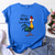 Недорогие Женские футболки-Женская повседневная рубашка с рисунком цыпленка из мультфильма, футболка с буквенным принтом и коротким рукавом