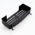 preiswerte Badezimmerregale-Duschcaddy, Duschaufbewahrungsregal, Dreieck, schwarze Eckregale, an der Wand montierter Shampoohalter aus Aluminium, kein Bohren, Badezimmerregal-Organizer