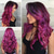 cheap Party Wigs-Red Synthetic Wig Long Wavy Side Part Heat Resistance Wig Natural Looking Fiber for Women Cosplay or Daily Use. Halloween Wigs