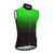 Χαμηλού Κόστους Φανέλες ποδηλασίας-Ανδρικά Φανέλα ποδηλασίας Αμάνικο Γραφική Γιλέκο Αθλητική μπλούζα Πράσινο Κίτρινο Πορτοκαλί Αναπνέει Moale Αντανακλαστικές Λωρίδες Αθλητισμός Ρούχα / Αθλητικό