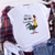 ieftine Tricouri Damă-este un fel de cămașă de zi pentru femei, cu desen animat, cu pui, cu imprimeu grafic, cu tricou, cu mâneci scurte