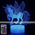 cheap 3D Night Lights-Unicorn 3D Night Light for Kids Illusion Lamp Kids 16 Colors Changing Lamp Smart Touch Remote Control Party Supplies as Birthday Xmas Gift Idea for Girls Boys