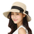 abordables Accesorios de ropa de montaña-womens beach sun straw hat uv upf50 travel ala plegable summer uv hat