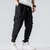 cheap Cargo Pants-Men&#039;s Cargo Pants Cargo Trousers Joggers Trousers Drawstring Elastic Waist Multi Pocket Plain Comfort Outdoor Full Length Casual Daily Streetwear Casual Loose Fit ArmyGreen Red Inelastic