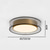 tanie Mocowania podtynkowe i częściowo podtynkowe-Oświetlenie sufitowe led 40/50 cm koło design światła do montażu podtynkowego metal artystyczny styl nowoczesny styl stylowe malowane wykończenia led nowoczesne 220-240v