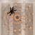 billige Halloween innendørs-halloween spider web lys 60 led med svart edderkopp vanntette lilla nett lys usb drevet fjernkontroll 8 moduser spindelvev for fest hage dekorasjon belysning