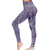 ieftine Jambiere și colanți de yoga-Pentru femei Jambiere Sports Gym Leggings Pantaloni de yoga Spandex Mov Iarnă Dresuri Ciclism Jambiere Floral Controlul abdomenului Lift Fesier Îmbrăcăminte Îmbrăcăminte Yoga Fitness Gimnastic