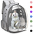 abordables Essentiels de voyage pour chiens-sac à dos de voyage respirant pour animaux de compagnie sac de transport de capsule spatiale sac à dos de randonnée à bulles pour chat&amp;amp; chien (bleu clair)