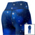 Χαμηλού Κόστους Γιόγκα κολάν &amp; καλσόν-Γυναικεία Κολάν Sports Gym Leggings Παντελόνι για γιόγκα Σπαντέξ Σκούρο Μπλε Μαρέν Χειμώνας Καλσόν Ποδηλασία Κολάν Σχέδιο γαλαξίας Έλεγχος κοιλιάς Αντίστροφη καρότσα Ρούχα Ρούχα / Υψηλή Ελαστικότητα