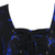 ieftine Costume de Halloween-Retro / vintage Punk și gotic Medieval Rochii Rochie A-Line Fata Goth Costume de fancy Pentru femei Halloween Carnaval Mascaradă Purtare Zilnică Festival Adulți Rochie Primăvară Toamnă