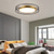 tanie Mocowania podtynkowe i częściowo podtynkowe-Oświetlenie sufitowe led 40/50 cm koło design światła do montażu podtynkowego metal artystyczny styl nowoczesny styl stylowe malowane wykończenia led nowoczesne 220-240v