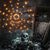 billige Halloween innendørs-halloween spider web lys 60 led med svart edderkopp vanntette lilla nett lys usb drevet fjernkontroll 8 moduser spindelvev for fest hage dekorasjon belysning