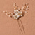 cheap Headpieces-Flowers Headdress Headpiece Alloy Wedding Special Occasion Cute Romantic With Flower Crystals / Rhinestones Headpiece Headwear