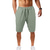cheap Casual Shorts-Men&#039;s Linen Shorts Moisture Wicking Yoga Fitness Gym Workout Shorts Green White Black Cotton Sports Activewear / Athleisure