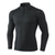 cheap Men&#039;s Casual T-shirts-YUERLIAN Men&#039;s Turtleneck Yoga Top Winter Zipper Solid Color White Black Yoga Fitness Gym Workout Top Long Sleeve Sport Activewear Reflective Logo High Impact Breathable Stretchy Slim / Quick Dry
