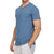 abordables Camisetas casuales de hombre-camiseta para hombre color sólido bolsillo patchwork manga corta casual tops moda casual simple