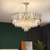 baratos Candelabros de Cristal-led pendant light 65 cm lanterna design lustre metal galvanizado moderno 220-240v
