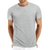 Χαμηλού Κόστους Ανδρικά μπλουζάκια casual-ανδρική μπλούζα μονόχρωμη τσέπη συνονθύλευμα κοντομάνικο casual κορυφές απλή casual μόδα